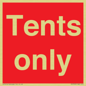 Tents only